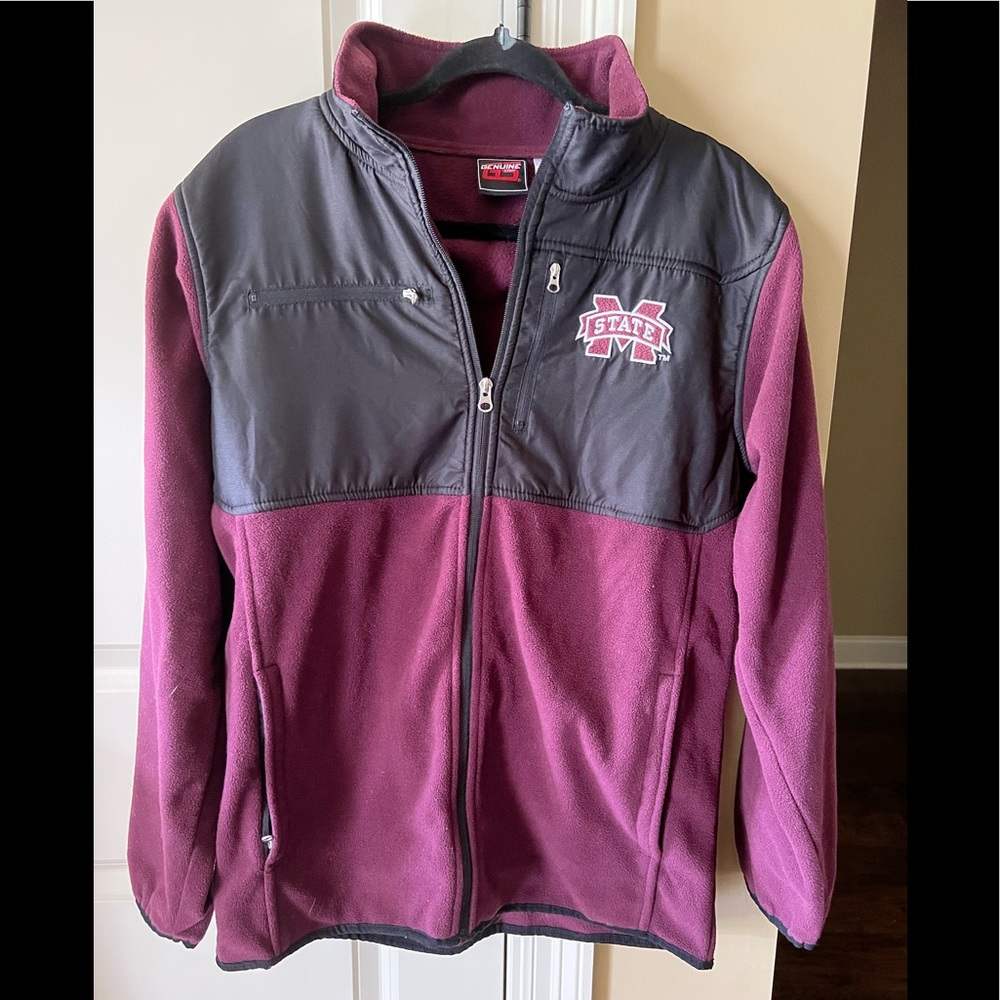 GENUINE STUFF MISSISSIPPI STATE JACKET FULL ZIP MEDIUM